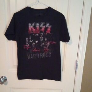 KISS Hard Rock Cafe Conert T-Shirt with Signatures